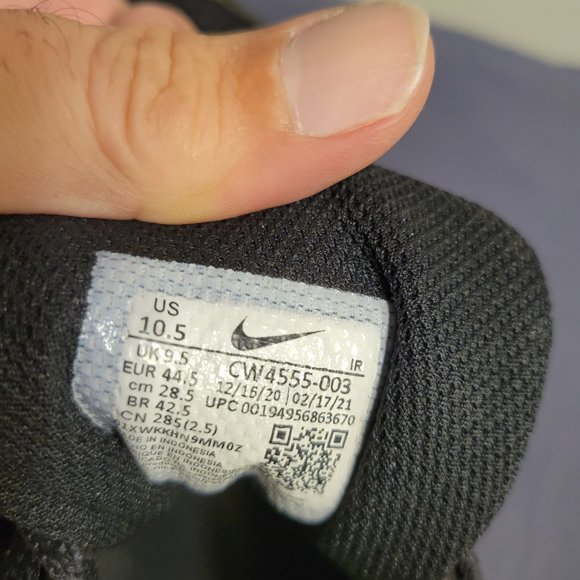 Men's Nike AIR MAX SC - CW4555-003 Triple Black Shoes - SIZE 10.5 ALL BLACKS - Picture 7 of 7